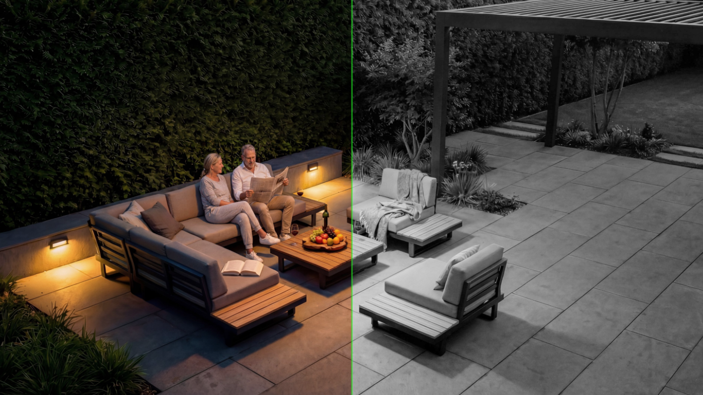 Color and infrared night vision