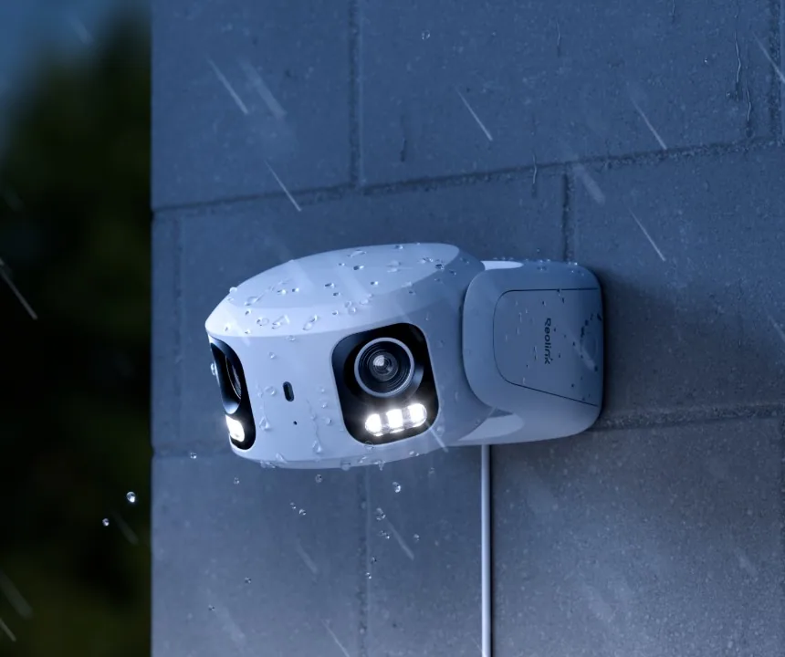 Wall-mounted camera